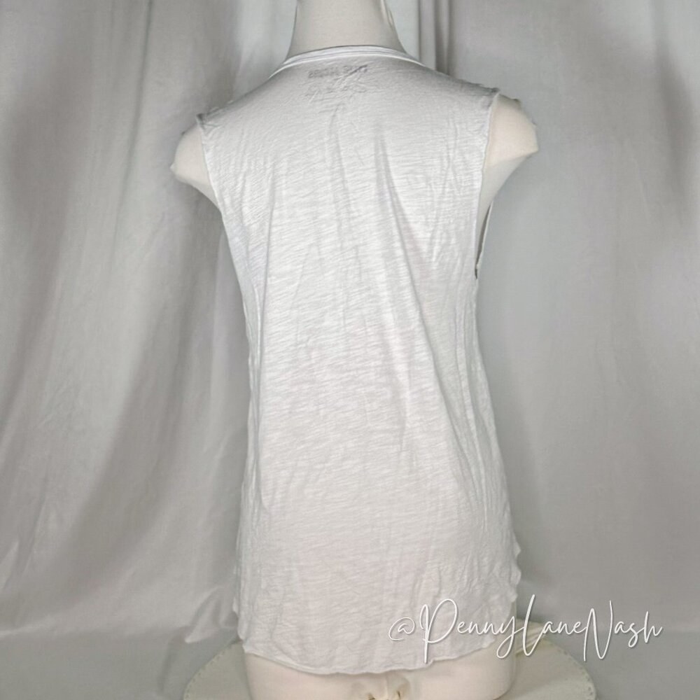 Tyler Jacobs LOVE Slub Muscle Tank Top White - Picture 8 of 8